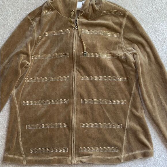 Zenergy by Chico’s Velour Jacket!! - Picture 1 of 7
